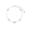 Collar de Acero de Titanio Dorado de Alta Gama para Niñas, Cadena para Clavícula de Lujo Accesible de Nicho, Collar de Circonita, Joyería con Colgante