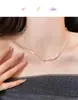 Collar de Cuentas de Plata y Fragmentos de Plata para Mujer, Cadena para Clavícula de Verano, Cadena de Cuello de Lujo Ligero de Alta Gama Personalizada, Tienda de Fábrica al por Mayor