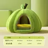 Cama para gato, cama para gato, cama para perro, cama para gato, sentido cerrado de seguridad, cama para dormir, casa para esconderse, cama gruesa de calabaza para mascotas