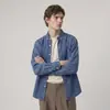 2026 Nueva Camisa de Mezclilla Chaqueta para Hombre Estilo Otoño Casual Versátil Camisa Manga Larga Sensación de Alta Gama Primavera Otoño Camisa para Hombre