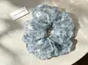 Elásticos para el pelo coloridos, elegantes y artísticos, scrunchies de malla floral de alta elasticidad, accesorios en stock para venta al por mayor