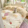 Conjunto de cama de algodão de três peças para dormitório universitário, capa de edredom 100% algodão, cama de solteiro 90x190 conjunto especial de seis peças