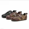 Tênis de treino retro alemão para mulheres, novo modelo outono 2026, com sola macia, confortável, versátil, calçados casuais esportivos, sapatos planos da moda estilo Forrest Gump