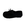Zapatos Burken Casuales Planos de Punta Redonda para Mujer Otoño 2024 Nuevo Combinación Total Moda Retro Lazo con Falda Zapatos de Una Capa