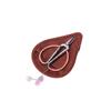 Ceremonia del té excelente tijeras pequeñas tejidas a mano exquisitas tijeras para té tijeras de té de estilo lindo tijeras bordadas para damas accesorios para ceremonia del té