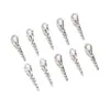 Parafuso de chifre parafuso de liga pingente pequeno amuleto acessórios de joias diy prego roscado colar pulseira materiais artesanais