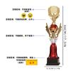 Trofeo personalizado para niños recitación canto competición deportiva ábaco cálculo mental recuerdo olímpico trofeo de plástico al por mayor