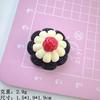 Simulação-Bolo Mousse de Frutas DIY Gel de Creme Acessórios de Resina Copo de Água Grampo de Cabelo Capa de Celular Pulseira Pingente Decoração