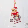 Shengyuan Nuevo Plano Soldado de Papá Noel Adornos para Árbol de Navidad de Hierro Forjado Accesorios de Decoración Navideña DIY Venta al por Mayor