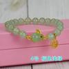 Novo Bracelete de Verão Estilo Chinês Coelho de Jade Branco Retrô Antigo Tecido à Mão Feminino Imitação de Ágata Bracelete Roxo Transmissão ao Vivo
