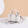 Bolso de Mano de Cuero Genuino para Mujer 2026 Nuevo de Moda Bolso Cruzado de Piel de Vaca Aceitada y Encerada Bolso para Mujer Bolso Boston texturizado tipo almohada Bolso de Hombro Único