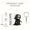 Personaje 2D Amazon Tongxiyinu Diseño Anime Colgante Tarjeta de Navidad Plana Transfronterizo Llavero Creativo