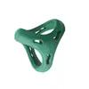 Ha-830 Candado Cabeza de Serpiente Anillo de Esperma Hecho de Silicona Líquida para Hombres, Anillo Compartido para Uso Adulto