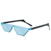 Fiesta de Huevos Gafas Divertidas Escultura de Arena Celebridad de Internet Divertida Transmisión en Vivo Gafas de Mosaico de Píxeles Gafas de Sol Personalizadas para Discoteca