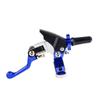 Freno de embrague de dos dedos modificado de 360 grados para motocicleta de cross, que ahorra mano de obra, freno de aleación de aluminio, corto, plegable, anticaída