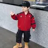 Chaqueta de Primavera y Otoño para Niños Estilo Coreano Infantil Guapo Moderna Casual Cardigan para Bebés y Niños Pequeños Rudo Guapo Top Comercio Exterior