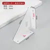 Soporte de Esquina de Tres Lados Engrosado para Fijación de Soportes de Ángulo Recto de 90 Grados, Soportes para Colgar Gabinetes de Ángulo de Hierro, Refuerzo de Estantes, Soporte Multifuncional para Esquinas de Cama