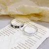 Anillo Abierto Esmalte Noche y Amanecer Gota de Aceite Circonita Apilable Anillo para Mejor Amiga Diseño de Nicho Anillo Personalizado para Mujer