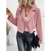 Deseo, Amazon, AliExpress: Chaquetas populares europeas y americanas, abrigos cortos, tops de gamuza