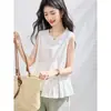 Ropa de Mujer de Comercio Exterior en Stock Verano 2026 Nuevo Estilo Coreano Dulce con Volantes Fresca y de Hada Camisa