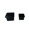 Cubierta de Goma Cuadrada de PVC para Patas de Mesa y Silla de Acero Inoxidable, Cubierta Protectora para Muebles Cuadrados, Almohadillas Antideslizantes para Pies, Sellado de Tubo Cuadrado Recubierto de Plástico