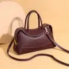 Bolsa feminina de alta qualidade transfronteiriça 2026 nova outono vintage executiva de ombro Boston bolsa transversal de grande capacidade