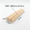 Portatarjetas de Madera Maciza de Haya Base para Etiqueta de Precio Base de Madera para Notas Soporte de Base de Madera Soporte para Inserción de Tarjetas de Notas Soporte para Señal