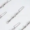 Sanlian Acero Inoxidable Rodamiento Giratorio Conector Rápido de Pasador Luya Suministros de Pesca en Mar Entrega Rápida Fuente Trabajador