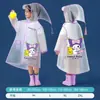 Capa de chuva infantil para alunos do ensino fundamental I e II, especialmente projetada para meninos e meninas, proteção de corpo inteiro contra chuva forte, espessada, com capuz grande