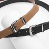 Cinturón Nuevo Versátil de Moda Estilo Coreano de Cuero Sintético Simple de Gamuza Moda de Alta Gama Decorativo para Mujer Retro al por Mayor