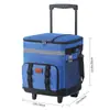 Nueva Bolsa de Hielo con Carrito de Amazon para Puestos Exteriores Caja Térmica de Gran Capacidad Específica para Alimentos Portátil Carrito Bolsa para Picnic
