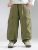 Valle del Viento 2026 Otoño Nuevos Pantalones Cargo de Bolsillo Grande Estilo Japonés Moderno Genial para Niños Pantalones Casuales Rectos Versátiles para Niños