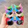 Nuevas Gafas de Sol Creativas con Gradiente de Dibujos Animados de Gato MQ Head Lindo Moño Dulces Geniales Gafas de Sol de Viaje para Niños Gafas