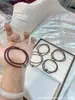 Pulsera de Cristal Natural con Múltiples Capas de Granate, Cuentas de Ágata Roja de la Fortuna, Joyería de Mano, Pulsera, Fuente de Transmisión en Vivo Venta al por Mayor