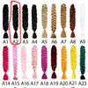 Peluca de Fibra Química Trenzas Grandes para Hombres y Mujeres Extensiones de Cabello Personalizadas 165g 41Pulgadas X-Pression Trenzas Cabello