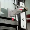 Cerradura de seguridad para bebés para evitar que los niños abran puertas, cerradura de manija de puerta antirrobo sin taladro, pestillo de puerta a prueba de mascotas