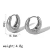 Nuevos Pendientes Dorados Pesados de Moda para Comercio Transfronterizo, Clips para Orejas Elegantes y Exquisitos, Accesorios de Moda Modernos y Versátiles