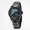 TWinner winner 8085 marca hueca automático mecánico para hombre banda de acero reloj de moda reloj mecánico