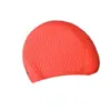 Gorro de natación para adultos de silicona de alta elasticidad, unisex, impermeable, protector de oídos, diseño de gota de agua, especialmente diseñado para entrenamiento en piscina, gorro de natación antideslizante