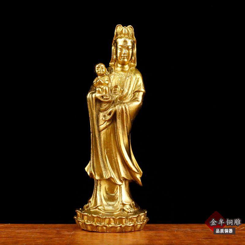 小观音送子高12cm (17)