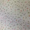 Tela de Algodón 100% Texturizada para Bebés y Niños, Doble Capa de Crepé, Algodón Puro, Estampado Floral Blanco, Gasa para Productos de Bebé y Maternidad Clase A
