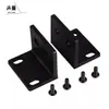 Suporte de canto universal para gabinete de receptor de host de microfone KTV, suporte em L para receptor de microfone, acessório 1U para montagem