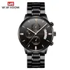 Reloj de Pulsera de Acero Inoxidable Amazon Transfronterizo para Hombre Moda de Negocios Europea y Americana Ocio Calendario Reloj de Cuarzo Venta al por Mayor