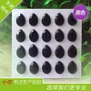 Sensación Viral de Internet 10*14mm 20 Piezas Forma de Gota de Agua Decorativos Adhesivos de Acrílico con Strass para Manualidades Infantiles