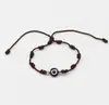 Pulseira de Olho de Diabo tecida de cor sólida pulseira feita à mão com nó pulseira de corda manual europeia e americana pulseira simples pulseira de sete atacado