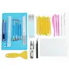 Conjunto de Ferramentas para Fazer Argila Super Leve Transfronteiriço Pedra Plástico Argila Macia Argila Colorida Modelo de Figura de Argila DIY Artesanal