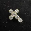 F136/G23 Aleación de Titanio Perforación Completa de Diamante Joyería Pendientes de Aleación de Titanio Clavos Labiales Clavos de Hueso de Oreja Venta al por Mayor