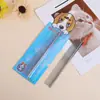 Pente Raso para Pet Pente de Fileira Pente para Cachorro Gato e Cachorro Pente de Fileira Galvanizado em Aço Inoxidável Pente para Cachorro Pet Pente para Desembaraçar Pequeno