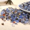 Grava de Ágata Azul, Piedras Pequeñas para Acuarios, Piedras Decorativas para Macetas, Grava para Ofrenda a Buda, Pequeñas Partículas de Cristal con Forma Geométrica