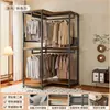 Perchero de Metal Xianju, Armario Combinado Abierto de Pie, Perchero para Ropa de Dormitorio, Estante para Vestidor del Hogar